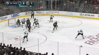 Karlsson's first goal as a Shark