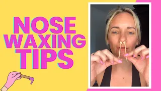 Easy nose waxing tips