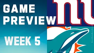 New York Giants vs. Miami Dolphins | 2023 Week 5 Game Preview