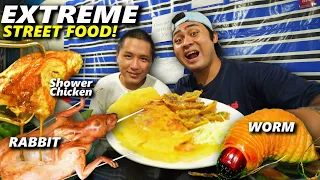 EXTREME Vietnam Street Food Tour! Worms,Rabbit and Shower Chicken! This is UNBEILAVABLE!
