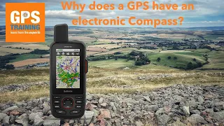 An Electronic Compass on an Outdoor Garmin GPS Unit