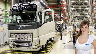 Volvo FH12 & FH16 Truck Manufacturing🚍2023: Production – How it's built by GIRL employees?👲
