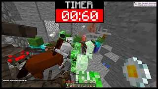 Minecraft, But Every 60 Seconds There's RANDOM CHAOS...