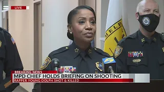 Memphis police chief addresses Young Dolph shooting