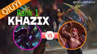 [RANK 1 KHAZIX] QIUYI KHAZIX VS LEE SIN - 24 KILL - QIUYI KHAZIX GUIDE