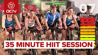 HIIT - 35 Minute Cycle Training Workout - Hill Training