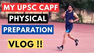 Vlog 2 | My UPSC CAPF AC Physical Preparation Vlog | UPSC CAPF PET/MST | CAPF Physical #capfac #capf