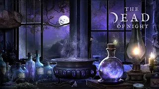 Potion Master's Room Ambience 🧙✨⚗️📚 🧹🍂 | The Dead of Night School of Witchcraft and Wizardry