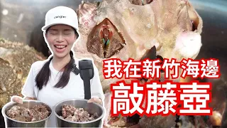 新竹明發定置漁場敲藤壺｜到底有多好吃？直接到海邊現敲現煮