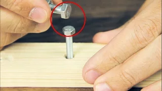 How To Unscrew A Bolt Without The Correct Wrench — This Is THE Best Trick Ever!