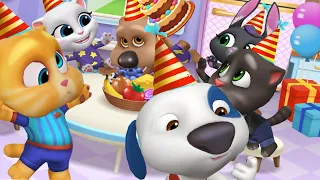 Happy birthday tom and friends 🥳 Celebrating TALKING TOM BIRTHDAY !