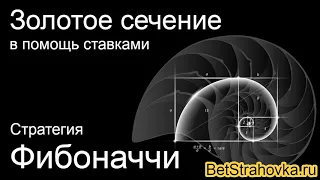 Выигрываем на основе законов природы! Золотое сечение. Стратегия "Ряд Фибоначчи". Бет Страховка