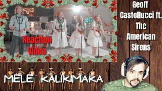 Reaction │ Mele Kalikimaka - Geoff Castellucci feat. The American Sirens Bass Singer Cover