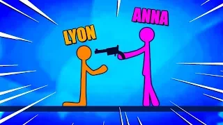 ANNA NON MI UCCIDERE!!! (Stick Fight)