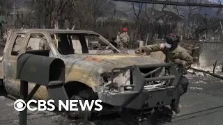 "Picking up your loved ones, you're picking up ash": Recovery continues after Maui fire