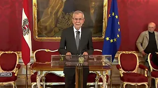 18.05.2019 - Statement Alexander Van der Bellen - Neuwahlen Österreich / Ibiza-Video HC Strache