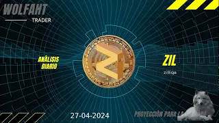 Análisis diario de criptomoneda ZIL (Zilliqa) - 27/04/2024