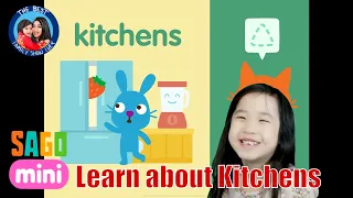 Sago Mini School Kitchens gameplay with Ella and Mommy | Preschool Education | Learn English