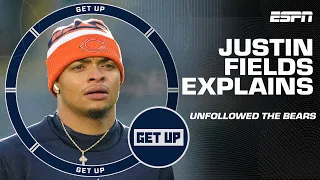 Justin Fields explained why he unfollowed the Bears on Instagram 👀 | Get Up