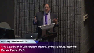 "The Rorschach in Clinical and Forensic Psychological Assessment," Barton Evans, Ph.D.
