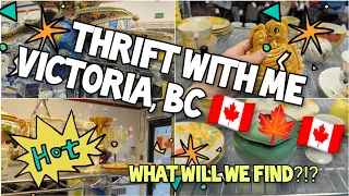 🇨🇦🇨🇦 VICTORIA, BC Thrift w/ Me! Amazing finds?!!🤔 Shop along @ SALVATION ARMY 🇨🇦🇨🇦