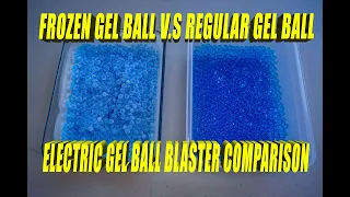 Do frozen gel balls work on gel blasters?