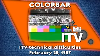 ITV technical difficulties (multiple POVs) - 02-25-1987