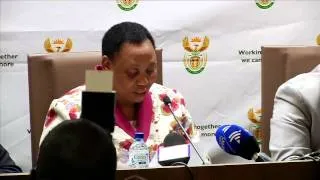 Minister Angie Motshekga briefs media on progress made in education sector