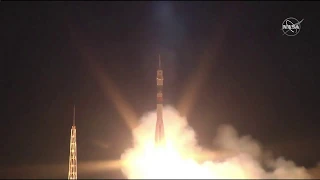 Запуск космического корабля Союз МС-15 на мкс