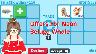Offers For Neon Beluga Whale | Adopt Me
