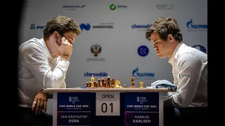 Jan-Krzysztof DUDA vs. Magnus CARLSEN | PUCHAR ŚWIATA 2021 [walka o finał]