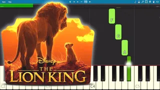 How To Play Can You Feel The Love Tonight - EASY Piano Tutorial - The Lion King 2019 Beyonce