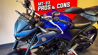 2023 Yamaha MT 03 BS6 Pros & Cons 😱| Top 5 Bad Things About Yamaha MT-03 🔥