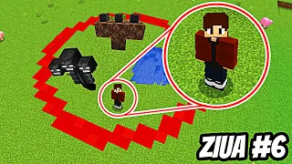 Minecraft, Dar Nu Am Voie Să Ies Din Cerc ! - Ziua #6