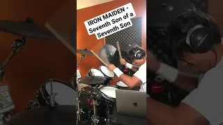 Iron MAIDEN-SEVENTH SON OF A SEVENTH SON #shorts #ironmaiden #heavymetal #drums #30seconddrumcovers