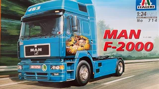 italeri 714 man f2000 1/24 #italeri