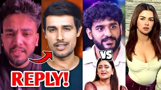 Elvish Yadav REPLY to Dhruv Rathee ROAST! | Fukra Insaan VS Bebika, Avneet Kaur, Amit Bhadana, Speed