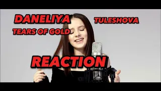 Daneliya Tuleshova - Tears of gold (Faouzia cover) REACTION