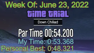 "Down Chiliad" | HARDEST Time Trial In GTA Online [June 23, 2022](Time: 0:53.368) No New Record