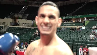 iron Alvarez fight called after 1st round SATURDAY NIGHT BRAWL