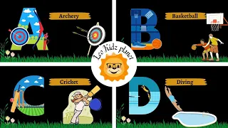ABC song|Sports alphabets for kids| Learn sports name from A-Z|Abc for toddlers | Sports #abcd