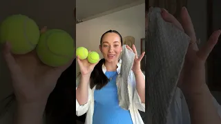 BIRTH COMFORT MEASURE: Tennis Ball Massager DIY for Counter Pressure During Labor #birthprep #labor