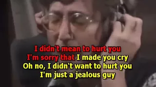 jealous guy john lennon best instrumental  lyrics version karaoke mizobeat