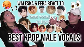 Waleska & Efra react to some of the best male vocalists in kpop (2020 version)|1/2| REACTION 😍👏😯