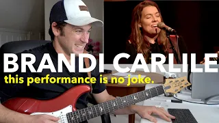 Guitar teacher REACTS: BRANDI CARLILE "Madman Across The Water" (SHOWSTOPPING Elton John Cover)