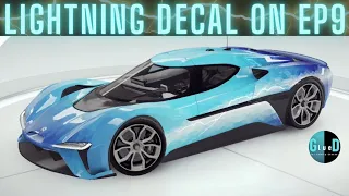 Asphalt 9 | Applying the Lightning Decal from Legend Pass on Nio EP9 | Road Presence Test