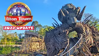 ALTON TOWERS Full Walkthrough | Every Area, Ride and Attraction (March 2022) [4K Ultra Wide]