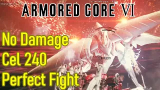 I beat Ibis Series CEL 240 FAST without taking damage using a melee build in Armored Core 6