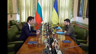 Зеленський  в Болгарії!! Ukr. President Volodymyr Zelenskyy and Bulgarian PM Nikola Denkov.