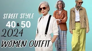 58 Street Style Outfit For Women Over 40 & 50